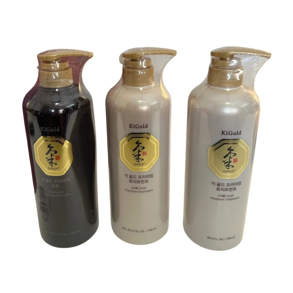 Daeng Gi Meo Ri Ki Gold Premium Hair Set 3x780ml New in Box!